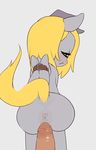  anal_penetration animated bent_over blonde_hair butt derpy_hooves_(mlp) disembodied_penis doxy equine erection female feral first_person_view friendship_is_magic from_behind fur grey_fur hair hat horse human humanoid_penis male mammal my_little_pony nude pegasus penetration penis pony sex straight wings 