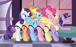  animated applejack_(mlp) dildo female fluttershy_(mlp) friendship_is_magic jepso lesbian my_little_pony rainbow_dash_(mlp) rarity_(mlp) sex_toy strapon twilight_sparkle_(mlp) 