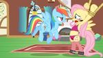  bdsm blush bondage bound cutie_mark equine female fluttershy_(mlp) friendship_is_magic gag horse imminent_sex lesbian mammal my_little_pony pegasus pony rainbow_dash_(mlp) s&amp;m sex_toy smile tears vibrator wing_boner wings 