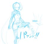  antennae breasts bridal_gauntlets cape highres kicking leg_lift motion_blur pantyhose raised_eyebrow short_hair shorts sketch small_breasts solo space_jin touhou wriggle_nightbug 