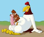  anthro avian blush cub cum duo foghorn_leghorn gay hawk henery_hawk looney_tunes male oral penis rooster size_difference warner_brothers young zenu 