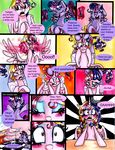  bow chair comic cub cutie_mark dialog duo english_text equine eyeliner eyes_closed female feral friendship_is_magic frostykat13 frown fur glowing hair horn horse long_hair looking_at_viewer looking_back magic makeup mammal multi-colored_hair my_little_pony open_mouth pigtails pink_fur pony ponytail princess_cadance_(mlp) purple_eyes purple_fur purple_hair sitting smile succors text tongue twilight_sparkle_(mlp) unicorn winged_unicorn wings young 