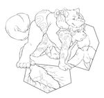  &lt;3 all_fours anal anal_penetration anthro balls biceps big_muscles big_penis bow canine cutaway darragh darrah doggystyle erection feline from_behind fur gay inside internal knot knotting leopard malamute male mammal monochrome muscles penetration penis redrusker sayt sex smirk snow_leopard 