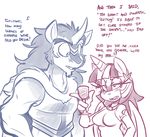  anthro bluntwhiskey drinking equine friendship_is_magic horn king_sombra_(mlp) my_little_pony twilight_sparkle_(mlp) unicorn winged_unicorn wings 