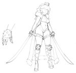  alternate_costume boots breasts cape crown dual_wielding faceless faceless_female fur_trim greyscale high_heels highleg highleg_panties highres holding knee_boots knee_pads lm_(legoman) long_hair mario_(series) medium_breasts monochrome navel panties princess_peach sketch solo spikes stiletto_heels super_mario_bros. sword thick_thighs thigh_strap thighs thong underwear weapon wide_hips 