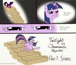  cutie_mark determination determined dr-waveband english_text equine fail female feral friendship_is_magic horn horse mammal my_little_pony pony solo stairs text twilight_sparkle_(mlp) unicorn 