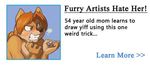  5_fingers advertisement ambiguous_gender angry blush breath canine derp ears_up fox green_eyes hair humor tagme tan_fur 