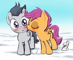  equine female friendship_is_magic horse kissing male mammal my_little_pony pegasus pia-sama pony rumble_(mlp) scootaloo_(mlp) wings young 