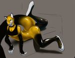  butt cat feline female hyper invalid_color invalid_tag latex_(artist) lynx mammal paws rubber 