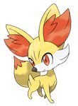  fennekin fox nintendo no_humans official_art pokemon pokemon_(game) pokemon_xy sugimori_ken 