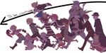  4girls 6+boys alba_(senyuu) ares_strahl armor black_hair blue_hair brown_hair butler com_ni commentary_request crown elf_november facial_hair februar_zwei foyfoy gloves hat head_wings hime-chan janua_ein juli_sieben king_(senyuu) michelajul_lortelia minister_(senyuu) multiple_boys multiple_girls mustache rudolf_i_attena ruki_(senyuu) samejima_(senyuu) scar sen'yuu. short_hair teufel_diabolos wings 
