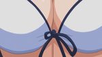  1girl animated animated_gif bikini bikini_top bounce bouncing_breasts bra breasts close-up higashide_kei large_breasts nee!_summer nee_summer! swimsuit undressing wardrobe_malfunction white_bikini white_swimsuit 