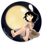  30re barefoot feet inaba_tewi moon solo touhou 
