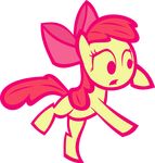  absurd_res absurdly_absurd_res alpha_channel apple_bloom_(mlp) bow equine female feral friendship_is_magic hair hi_res horse mammal my_little_pony plain_background pony red_hair solo transparent_background up1ter 