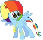  absurdly_absurd_res afro alpha_channel cutie_mark equine female friendship_is_magic hair hi_res horse mammal multi-colored_hair my_little_pony pegasus pony rainbow_dash_(mlp) rainbow_hair smile solo up1ter wings 