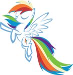  absurdly_absurd_res alpha_channel equine female friendship_is_magic hair hi_res horse mammal multi-colored_hair my_little_pony pegasus pony rainbow_dash_(mlp) rainbow_hair solo up1ter wings 
