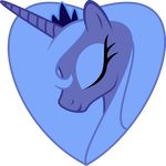  alpha_channel cute equine eyes_closed female friendship_is_magic hi_res horn horse mammal my_little_pony pony princess_luna_(mlp) smile solo up1ter winged_unicorn wings 