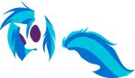  alpha_channel blue_hair equine female friendship_is_magic hair hi_res horn horse mammal my_little_pony pony solo unicorn up1ter vinyl_scratch_(mlp) 