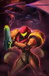  arm_cannon metroid metroid:_other_m metroid_(creature) neon_trim pertheseus power_armor power_suit ridley samus_aran shoulder_pads varia_suit weapon 