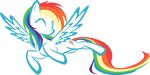  alpha_channel cutie_mark equine female friendship_is_magic hi_res horse mammal my_little_pony pegasus pony rainbow_dash_(mlp) solo up1ter wings 