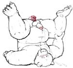  bear blush chubby cum dildo kronebear kronexfire male mammal orgasm overweight penis plain_background sex_toy sketch solo spreading vein white_background 