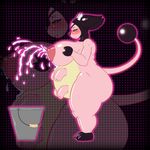  anthro bantar2 barefoot big_breasts big_butt black_background blush bovine breast_milk breasts bucket butt cattle chubby eyelashes female half-closed_eyes happy hi_res hooves horn huge_breasts huge_nipples hyper lactating mammal milk miltank nintendo nude overweight pink_background pink_eyes plain_background pok&#233;mon pok&eacute;mon raised_arm shadow shiny smile solo standing teats udders video_games 