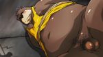  &#12414;&#12368;&#12414;&#12383;&#12356;&#12375; ?????? balls bear blush bottomless bound brown_fur censored flaccid fur male mammal nipples overweight penis pubes small_penis solo sweat 