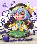 bow check_commentary closed_eyes commentary commentary_request crying entangled hat hat_bow komeiji_koishi long_sleeves mary_janes open_mouth shinapuu shirt shoes silver_hair sitting skirt solo squiggle tears third_eye touhou wariza wavy_mouth wide_sleeves 