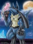  aura closed friend invalid_color invalid_tag lucario mew moon night nintendo pok&eacute;mon video_games 