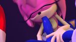  1boy 1girl 3d amy_rose animated animated_gif anthro areola balls big_breasts blue_hair breasts cgi erect_nipples erection eyes_closed fellatio female furry hair hedgehog hetero lowres male mistersfm nipples nude oral oral_sex penis pink_hair sega sex smile sonic sonic_(series) sonic_the_hedgehog source_filmmaker uncensored 