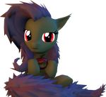  3d absurd_res alpha_channel apple bat_pony equine female feral flutterbat_(mlp) fluttershy_(mlp) friendship_is_magic fruit hi_res horse mammal my_little_pony mynokiarules pegasus pony red_eyes wings 