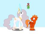  blue_eyes bound bow crown cutie_mark equine fear female feral friendship_is_magic fur hair horn horse jewelry levitation long_hair magic male mammal mane matty4z micset mistletoe my_little_pony necklace open_mouth orange_coat orange_fur original_character pegasus pony princess princess_celestia_(mlp) princess_molestia_(mlp) ribbons rope royalty shocked shoos smile sparkle surprise unicorn white_coat white_fur winged_unicorn wings 