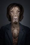  canine edit human male mammal photo photo_manipulation portrait sebastian_magnani solo 