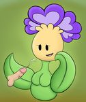  cum cumshot disembodied_penis duo female flora_fauna flower human male mammal orgasm paper_mario penis petunia swizzle 