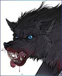  blood blue_eyes canine fangs feral invalid_color mammal morbid solo unknown_artist wolf 