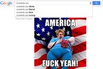  america american_flag blonde_hair female google hair human humor meme overweight what 