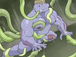  abs all_fours anal anal_penetration anthro balls barefoot biceps big_muscles big_penis cum cum_on_face cum_on_floor cum_on_penis cumshot erection frown gay hi_res looking_down machoke maldu male manly muscles nintendo nipples nude on_floor orgasm pecs penetration penis plain_background pok&#233;mon pok&eacute;mon red_eyes shadow shiny solo teeth tentacle_sex tentacles video_games 