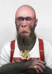  edit jewelry male photo_manipulation photomanipulation piercing simian skinhead suspenders swastika yulia_malanina 