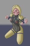  alien amphibian anthro bdsm bondage bound breasts female hylotl nipples plain_background red_eyes rope_bondage schitzofox shibari solo starbound video_games 