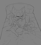  after_sex age_difference anthro areola bat bed big_breasts breasts canine condom erect_nipples female filled_condom fox male mammal miles_prower navel nipples nude pillow rouge_the_bat sega smile sonic_(series) theboogie wings 