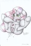  collar cub cum cum_inside equine female friendship_is_magic horn horse mammal my_little_pony patoriotto pony pussy solo sweetie_belle_(mlp) unicorn young 