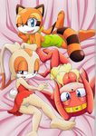  breasts butt cream_the_rabbit dress echidna female lagomorph mammal marine_the_raccoon mobius_unleashed palcomix panties rabbit raccoon sega sonic_(series) tikal_the_echidna underwear 