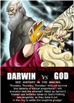  battle bible charles_darwin evolution god monkey multiple_boys religion 