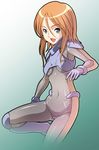  bad_id bad_pixiv_id blue_eyes bodysuit breasts brown_hair fugetsu_taku gundam gundam_zz long_hair marida_cruz medium_breasts underboob younger 