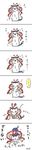  bad_id bad_pixiv_id cat frills highres long_image nagae_iku no_humans ribbon saturday_night_fever shawl si-ma tall_image touhou translated 