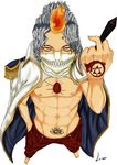  bleach crossover crystal deadman_wonderland epaulettes full_body fullmetal_alchemist jacket_on_shoulders john_liriano katekyo_hitman_reborn! male male_focus mask naruto one_piece shirtless simple_background solo white_background 