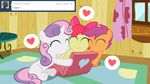  apple_bloom_(mlp) bow comic computer cutie_mark_crusaders_(mlp) equine female friendship_is_magic horn horse hug jananimations laptop mammal my_little_pony pegasus pony scootaloo_(mlp) smile sweetie_belle_(mlp) tumblr unicorn wings young 