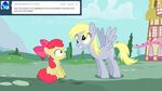  bow comic cutie_mark derpy_hooves_(mlp) equine female friendship_is_magic horse jananimations mammal my_little_pony pegasus pony smile tumblr wings young 