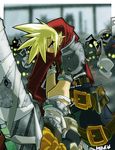  battle buster_sword cape cloud_strife final_fantasy final_fantasy_vii heartless kingdom_hearts 