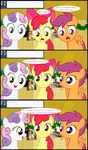  bow christmas comic computer cutie_mark_crusaders_(mlp) equine female friendship_is_magic holidays horn horse jananimations laptop mammal my_little_pony pegasus pony scootaloo_(mlp) smile sweetie_belle_(mlp) tumblr unicorn wings young 